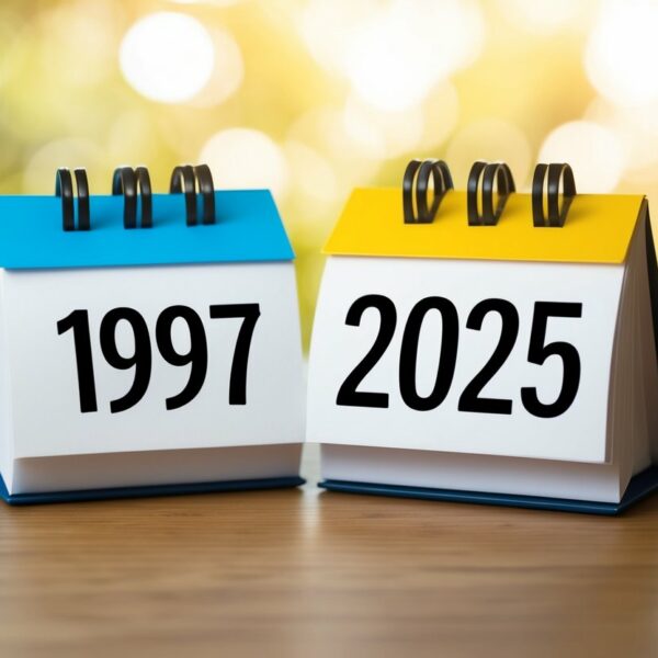 Quem nasceu em 1997 tem quantos anos em 2025?