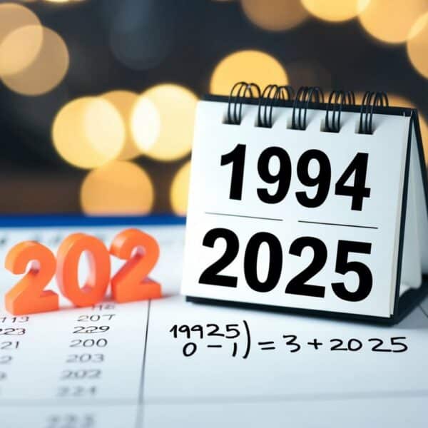 Quem nasceu em 1994 tem quantos anos em 2025?