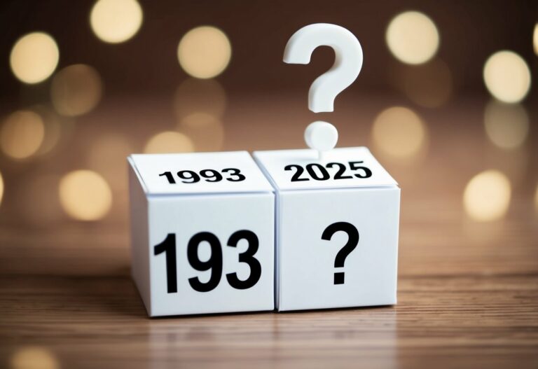 Quem nasceu em 1993 tem quantos anos em 2025?