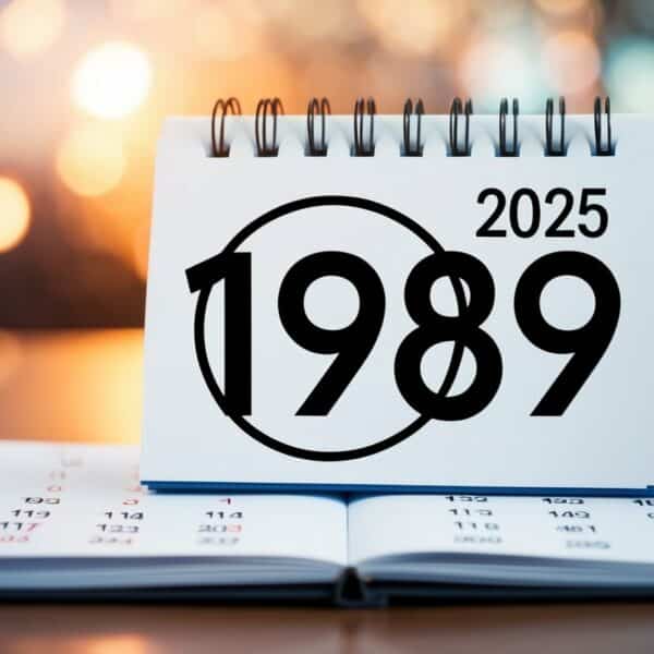 Quem nasceu em 1989 tem quantos anos em 2025?