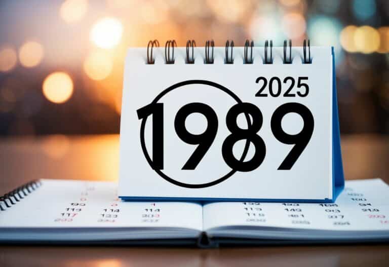 Quem nasceu em 1989 tem quantos anos em 2025?
