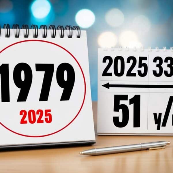 Quem nasceu em 1979 tem quantos anos em 2025?