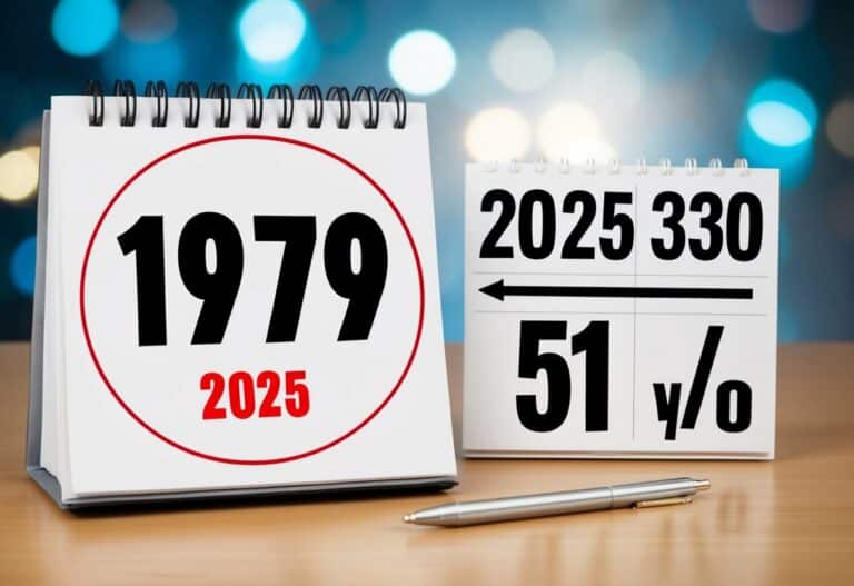 Quem nasceu em 1979 tem quantos anos em 2025?