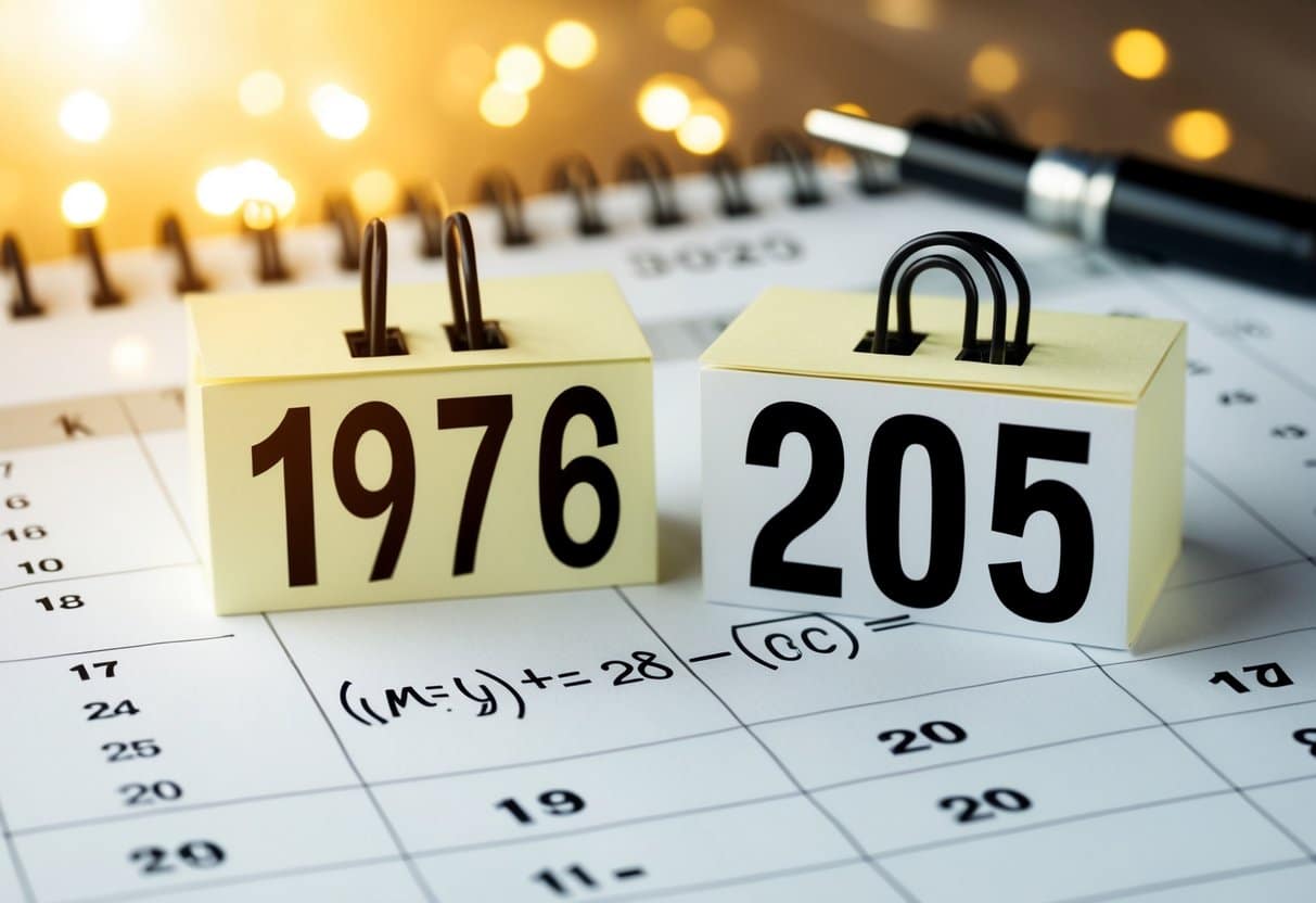 Quem nasceu em 1976 tem quantos anos em 2025?