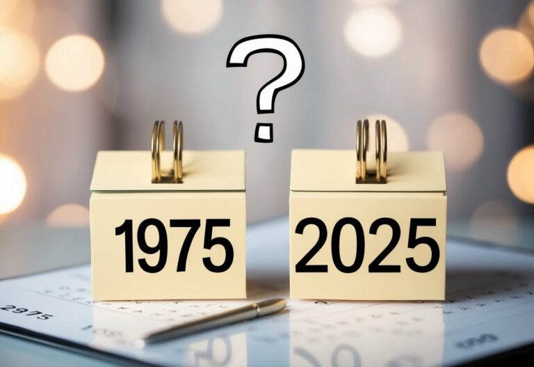 Quem nasceu em 1975 tem quantos anos em 2025?