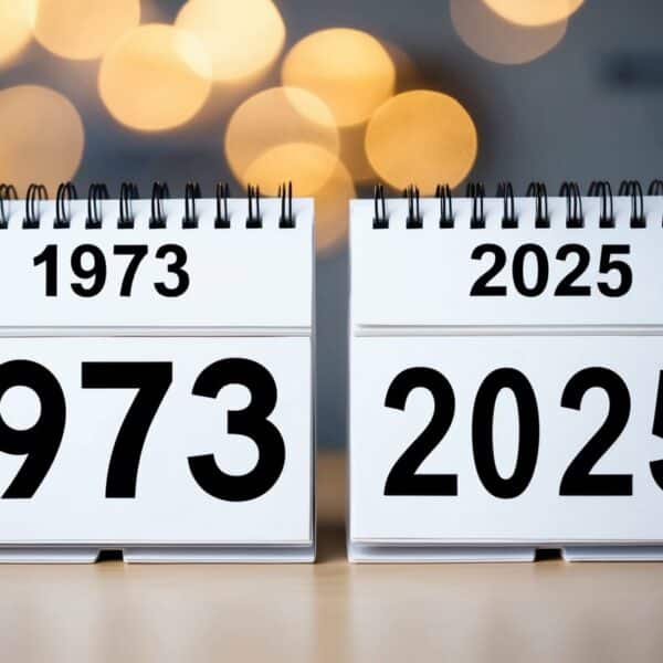 Quem nasceu em 1973 tem quantos anos em 2025?