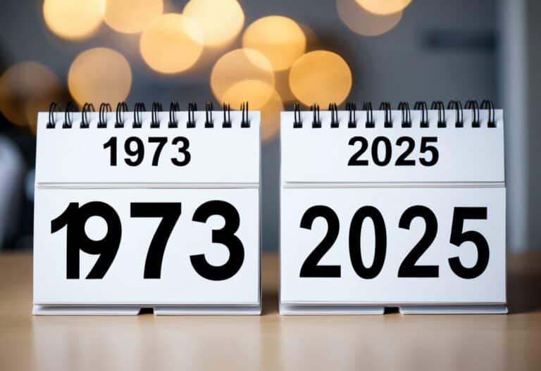 Quem nasceu em 1973 tem quantos anos em 2025?