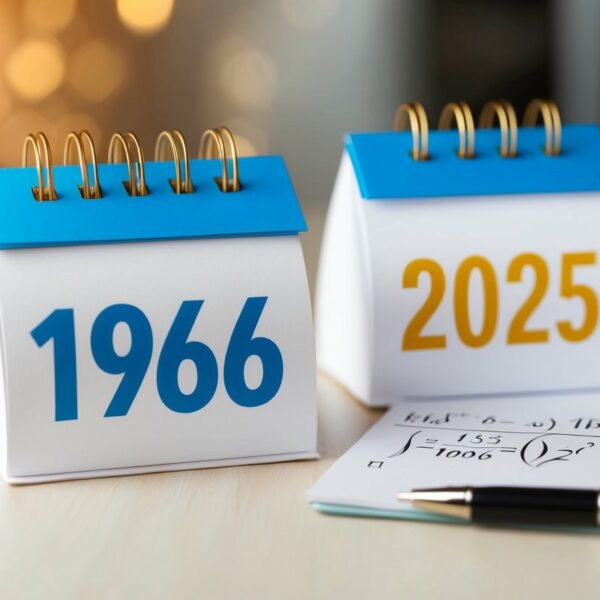 Quem nasceu em 1966 tem quantos anos em 2025?