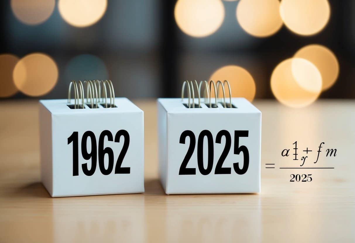 Quem nasceu em 1962 tem quantos anos em 2025?