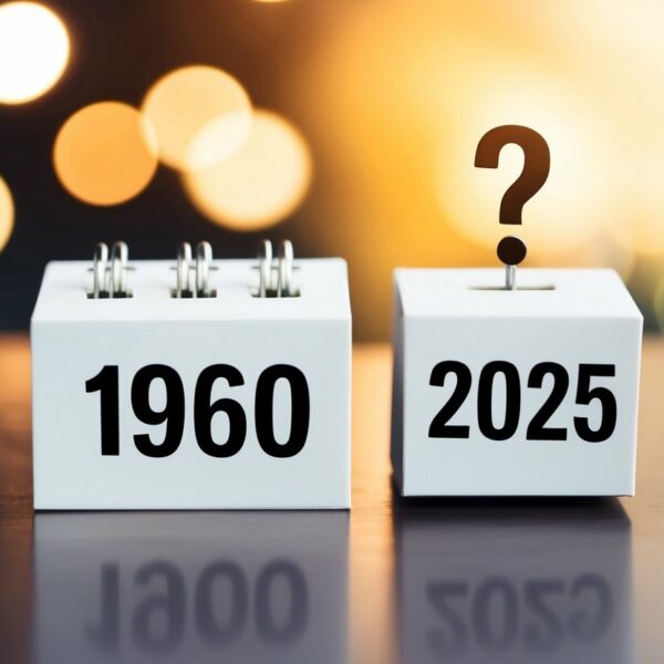 Quem nasceu em 1960 tem quantos anos em 2025?